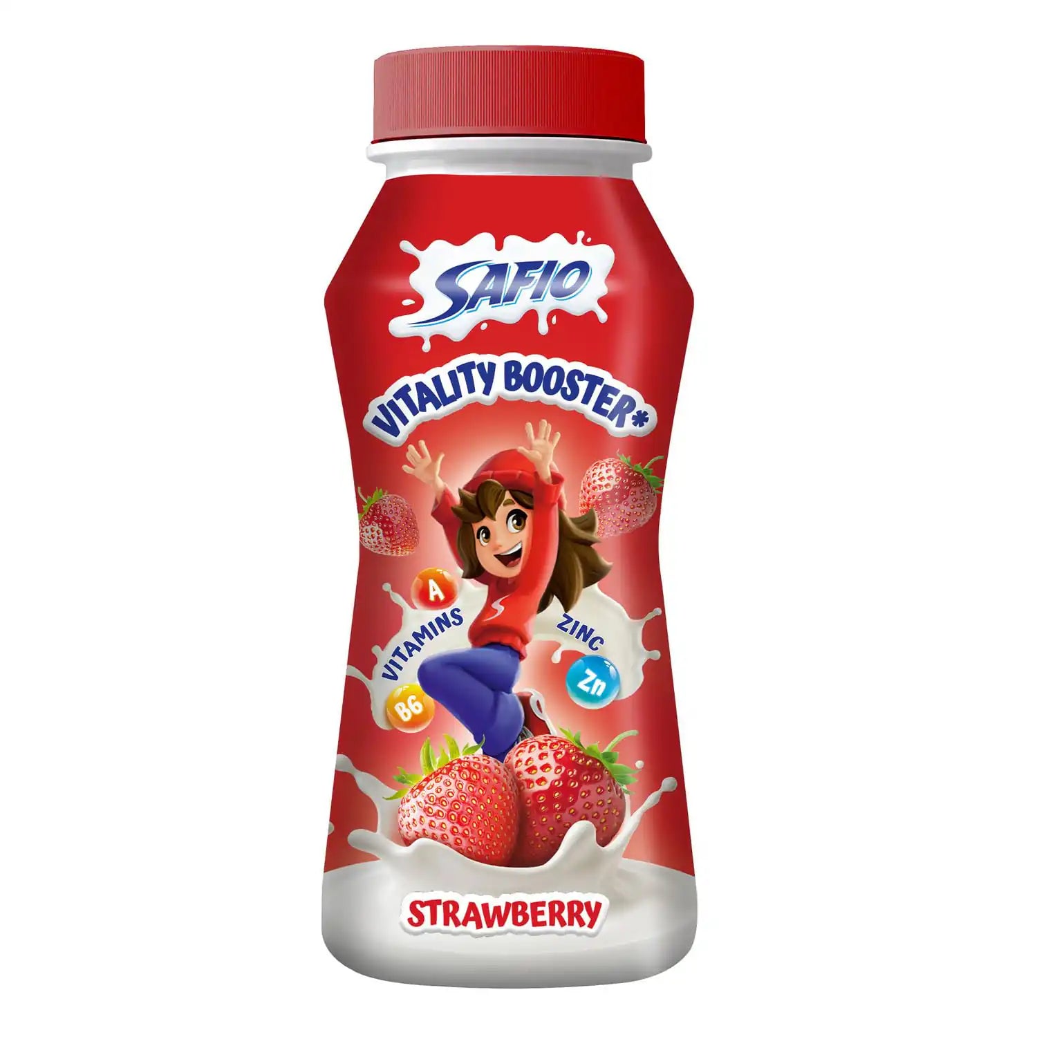 Safio Strawberry Flavoured Milk, 170 ml