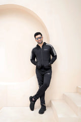 Black Tracksuit with stylish look