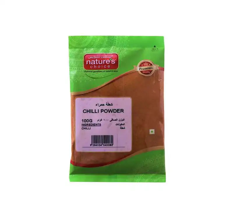 Natures Choice Chilli Powder In Pouch, 100 Gm