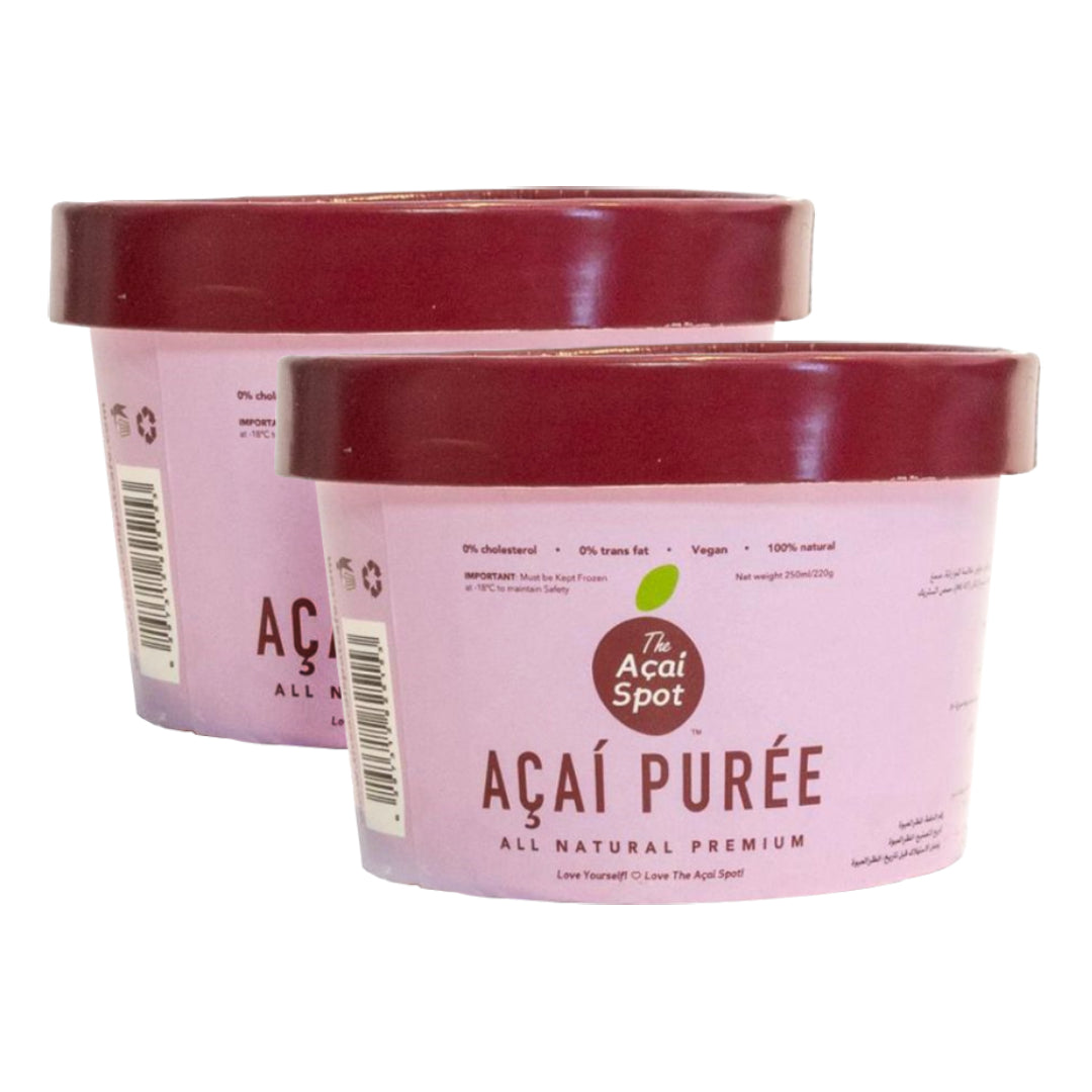 THE ACAI SPOT Acai Sorbet with Guarana - 220g (Pack of 2)