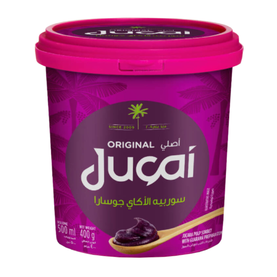 JUCAI Acai Sorbet Original - 500ml (Pack of 2)