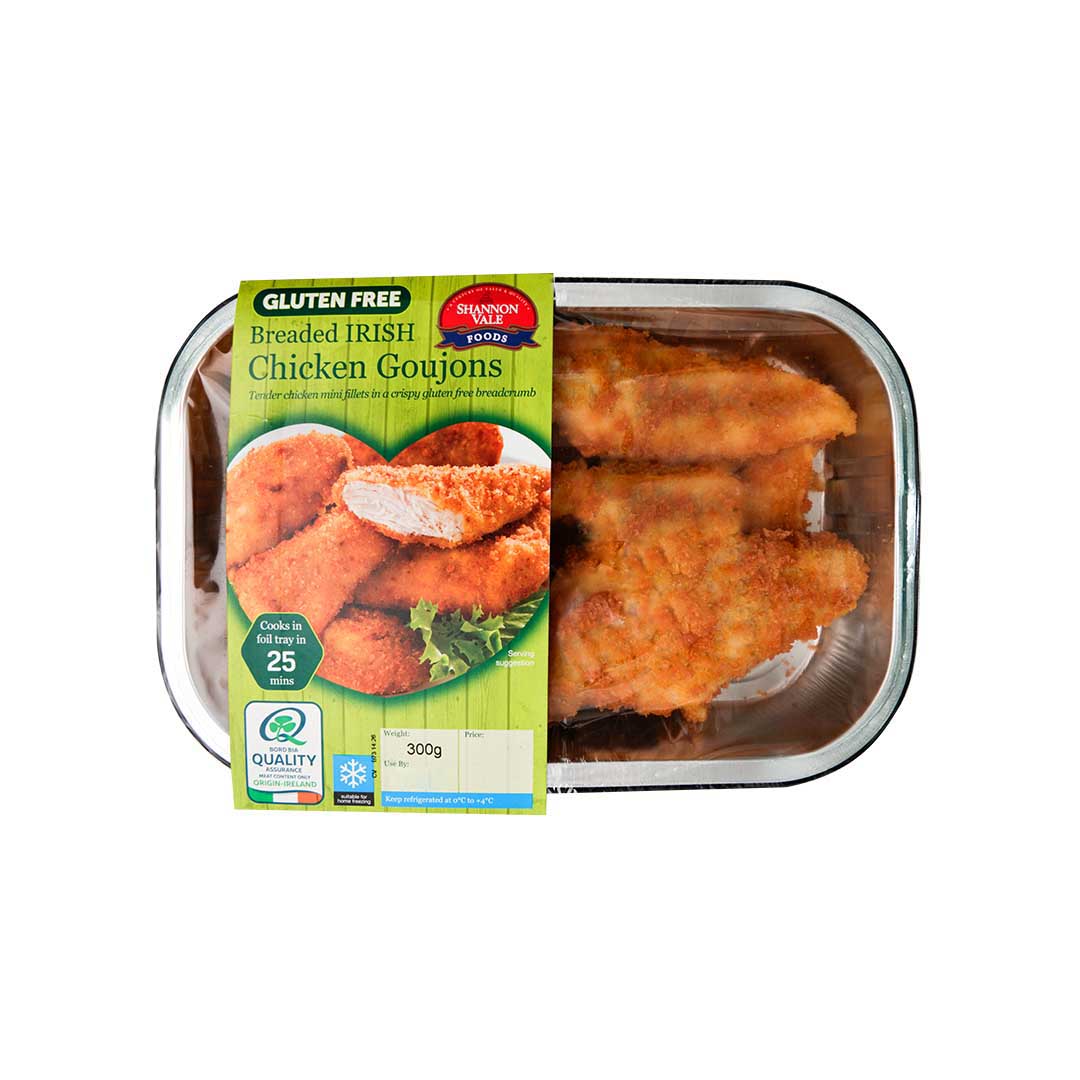 IRELAND - Breaded Chicken Goujons 300g - Crispy Breadcrumb