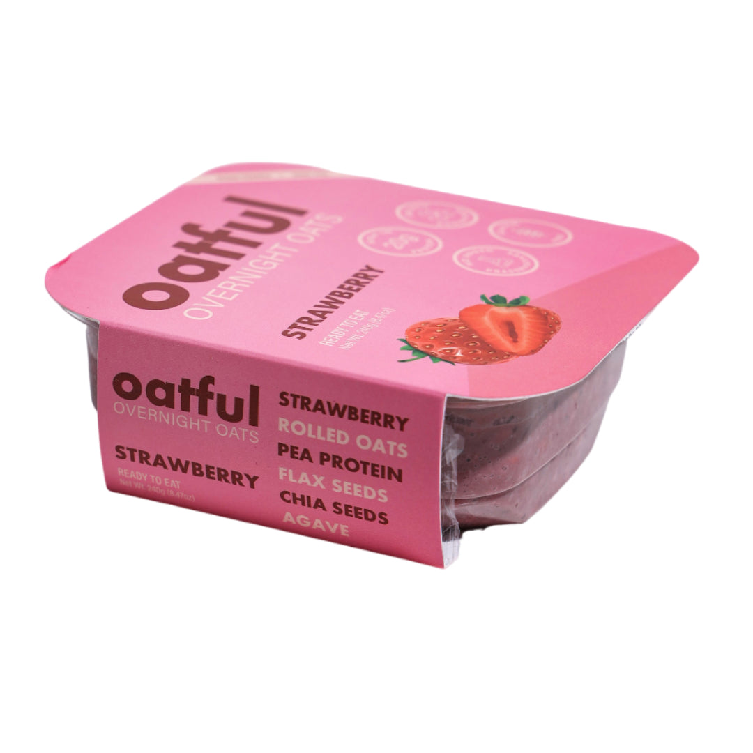 OATFUL Overnight Oats Strawberry - 240g (Pack of 2)