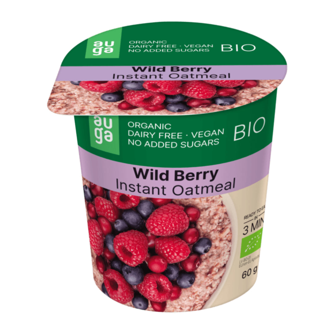 AUGA Instant Oats Wild Berry - 60g (Pack of 3)