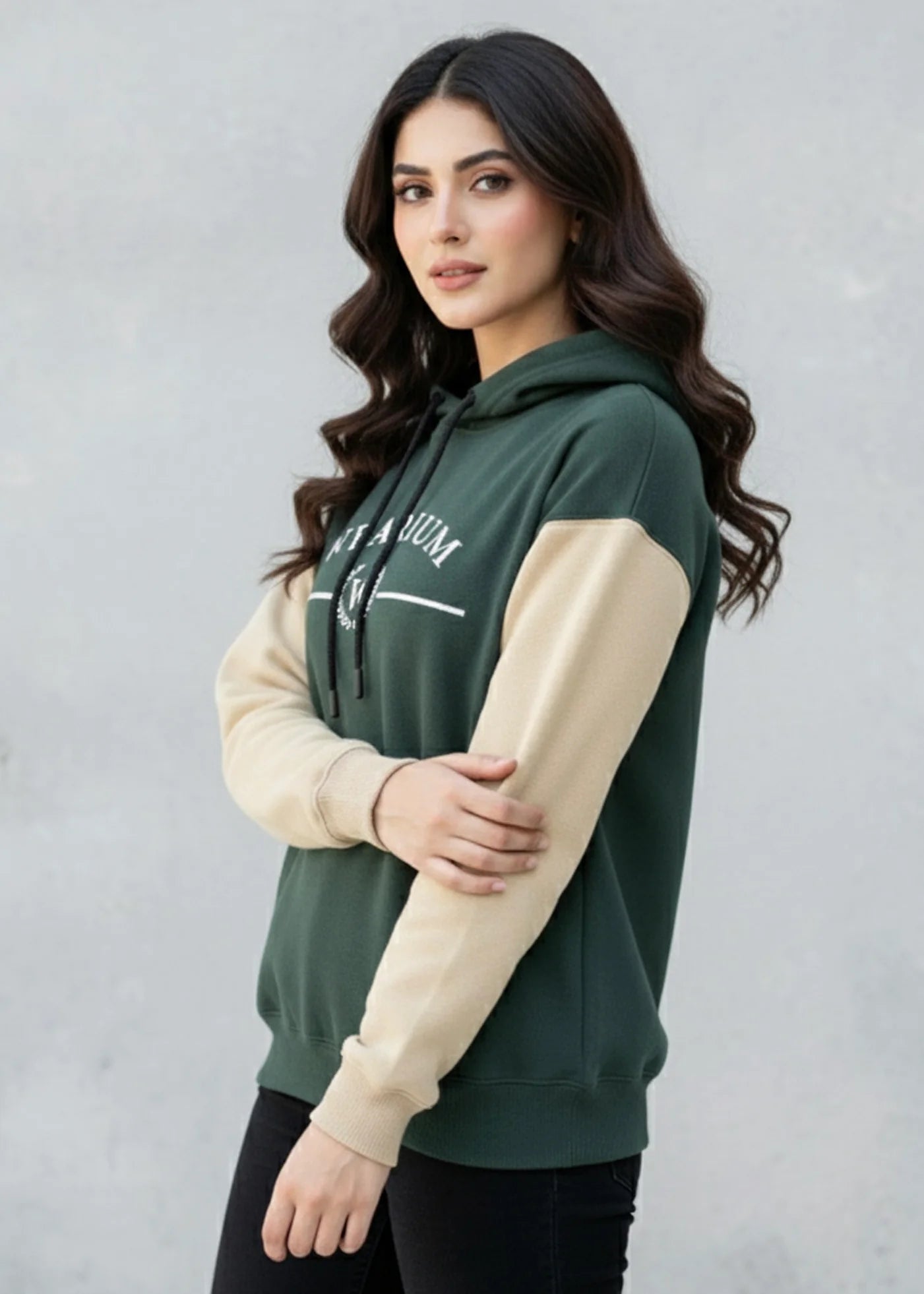 Wearium Symbolic Hoodie Women - Premium Cotton Fleece (Size: 2XL)