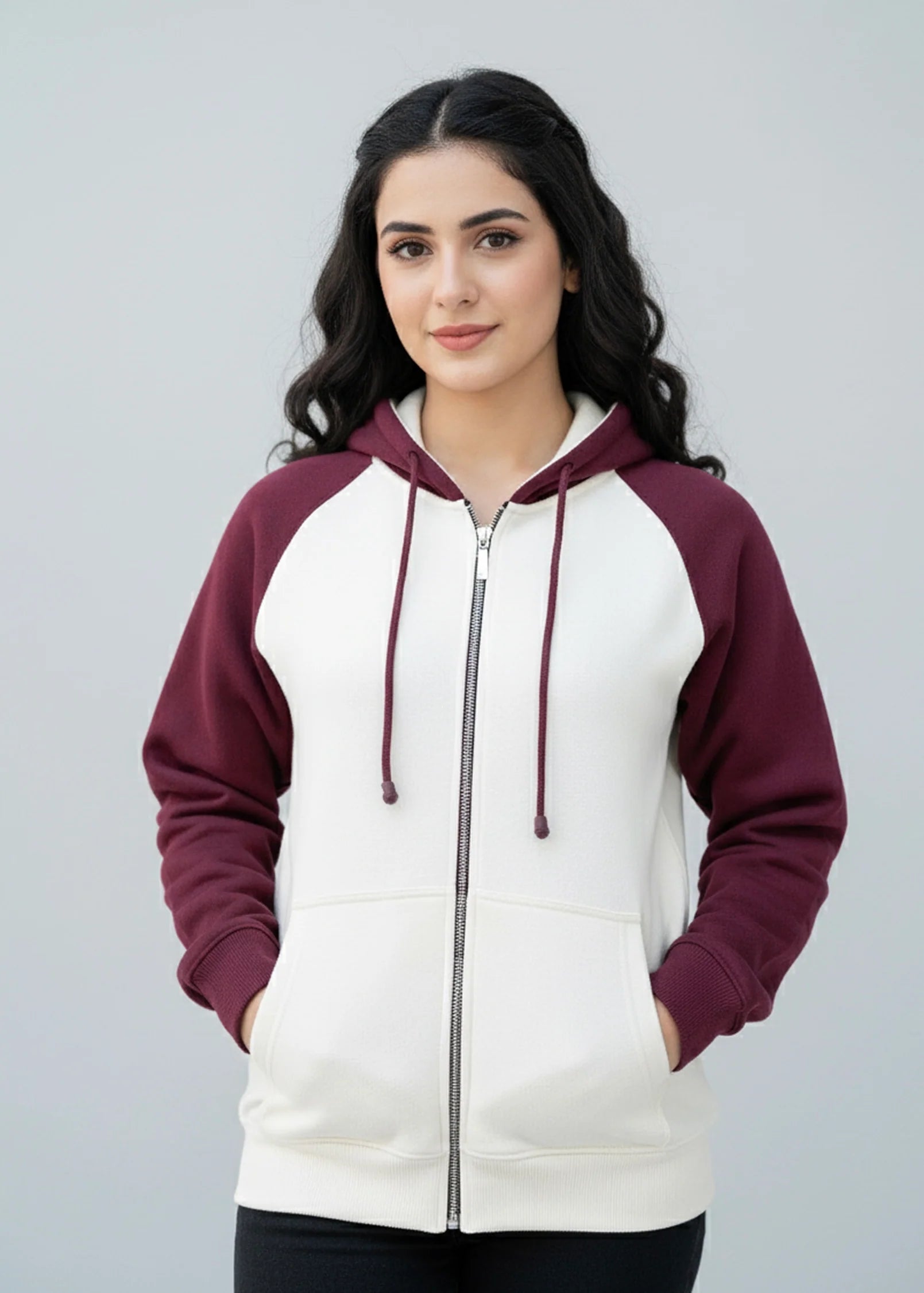 Wearium ZipUp Oversized Upper - Premium Cotton Fleece (Size: 2XL)