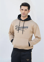 Tan/Black DropShoulders Tracksuit