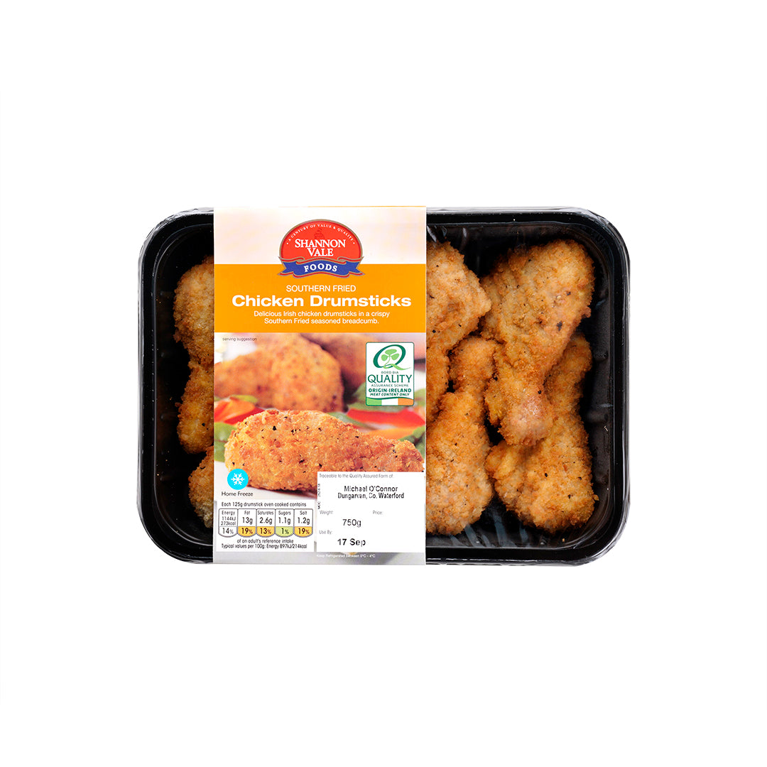 IRELAND - Breaded Chicken Drumsticks Southern Fried - 750g