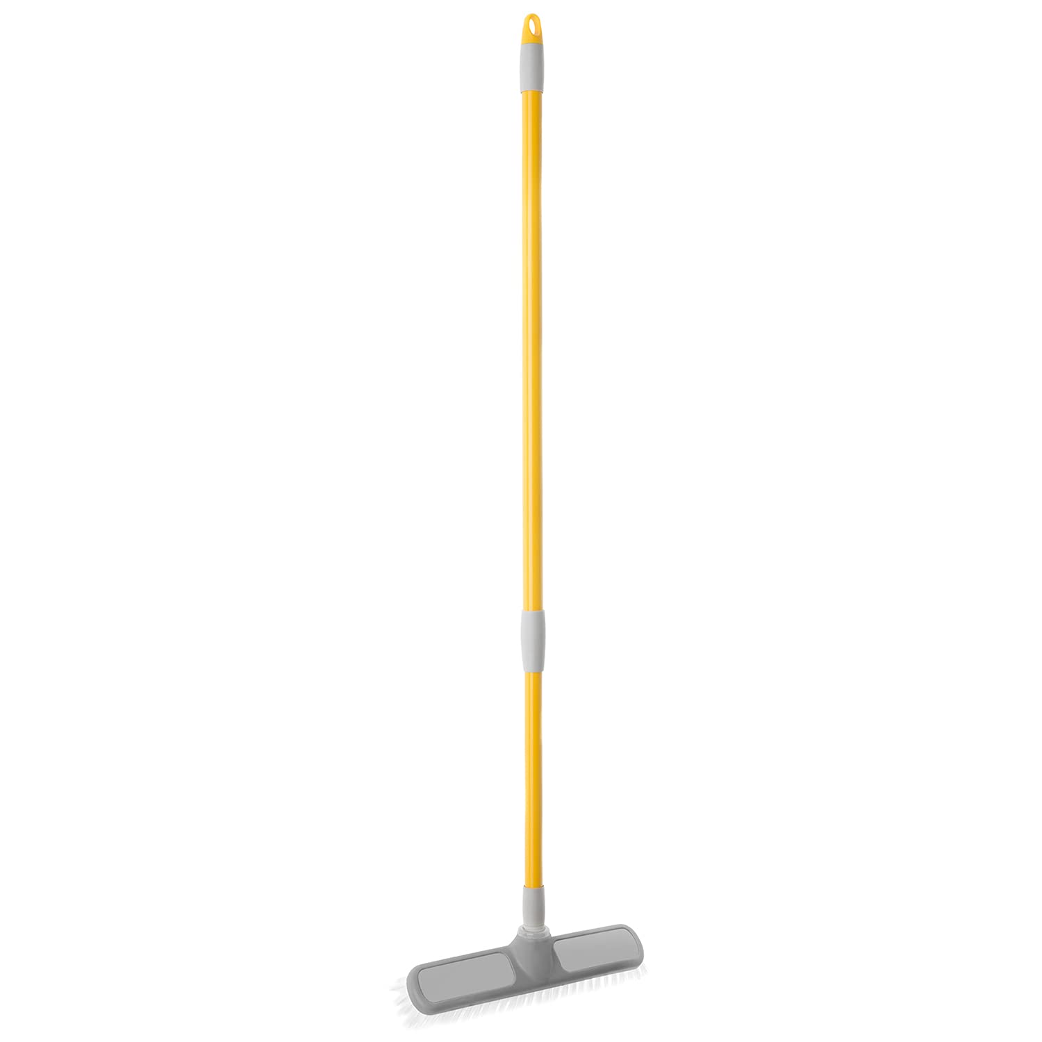 Apex Buffered Scrubbing Brush With Telescopic Handle, Yellow, 10545, 30 x 8 from 80 to 136