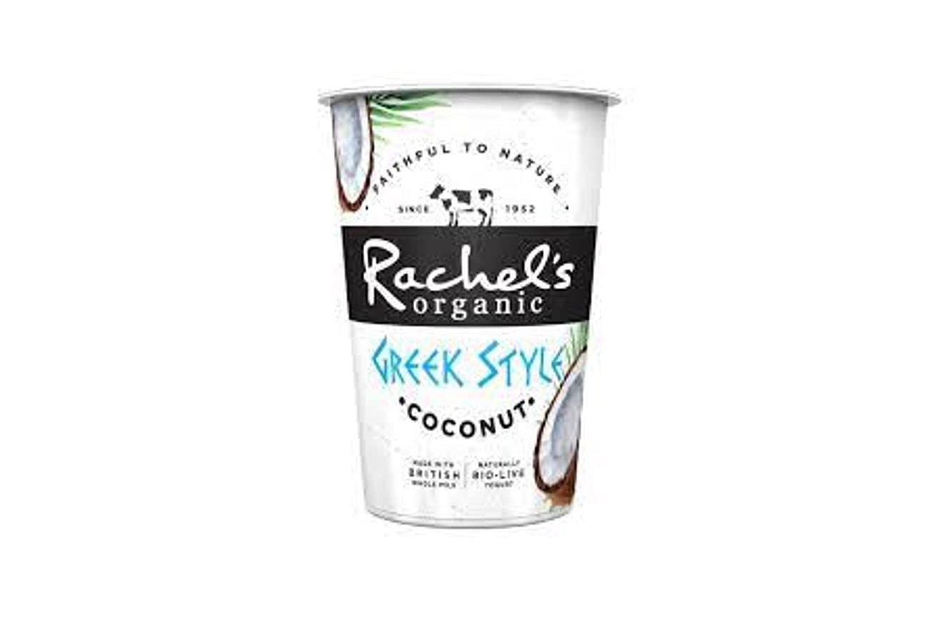 RACHEL'S Greek Style Yogurt With Coconut, 450gm