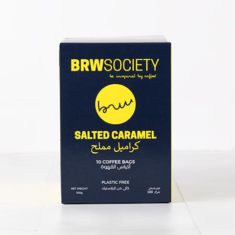 BRW Society Salted Caramel Coffee Bags 100G [10 Coffee Bags]