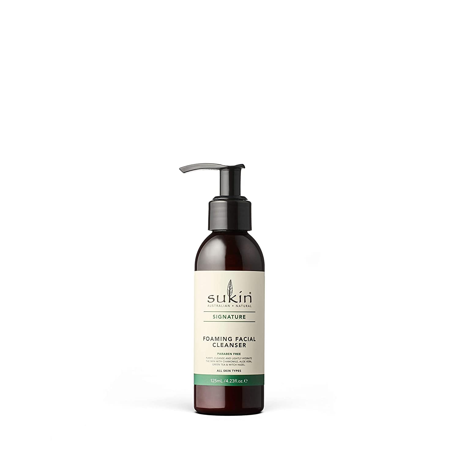 SUKIN FOAMING FACIAL CLEANSER 125ML : 00263