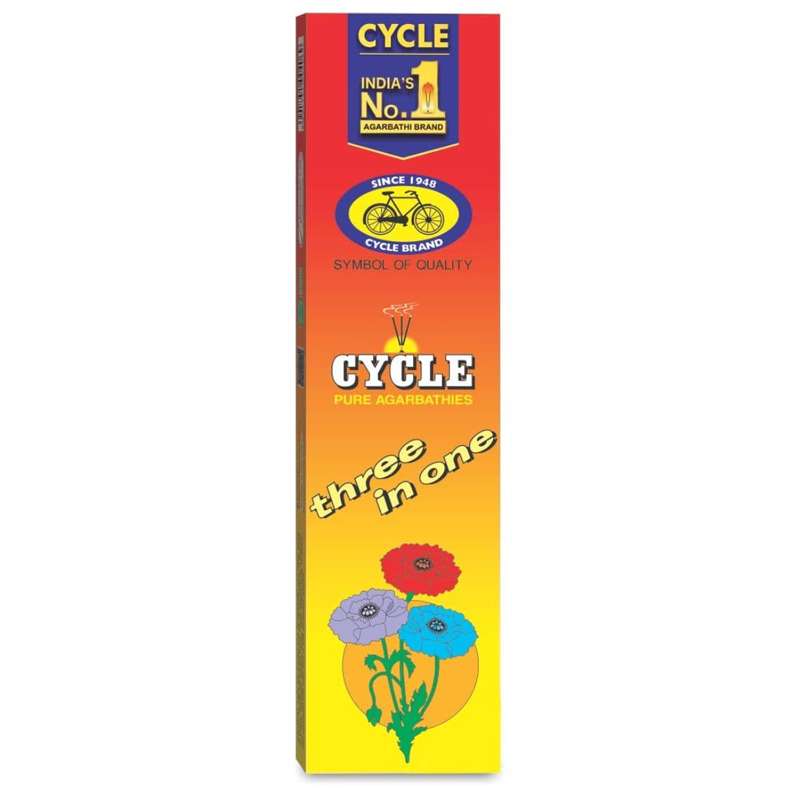 Cycle Agarbathies Three in One Pure Classic Fragrance Incense Sticks, 240g