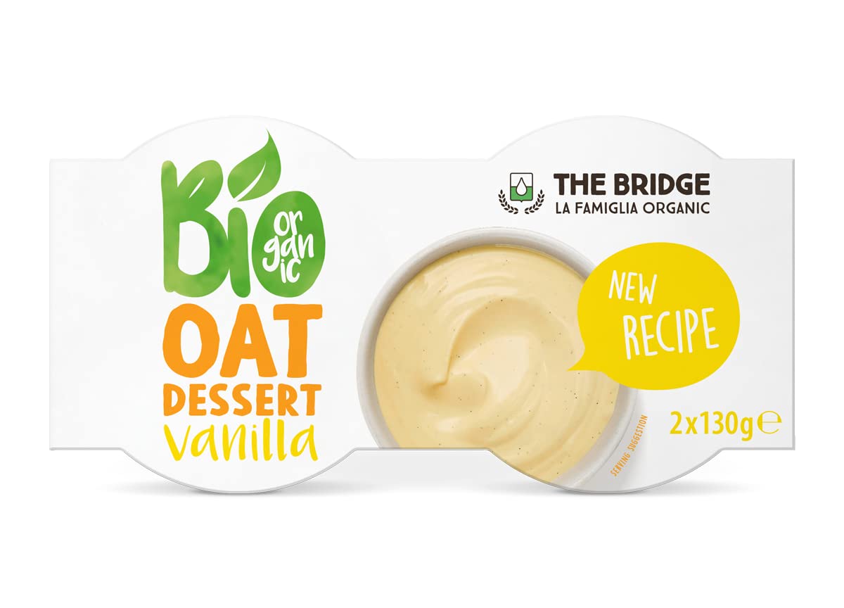 The Bridge Bio Organic Oat Vanilla Dessert 130 g 2-Pieces