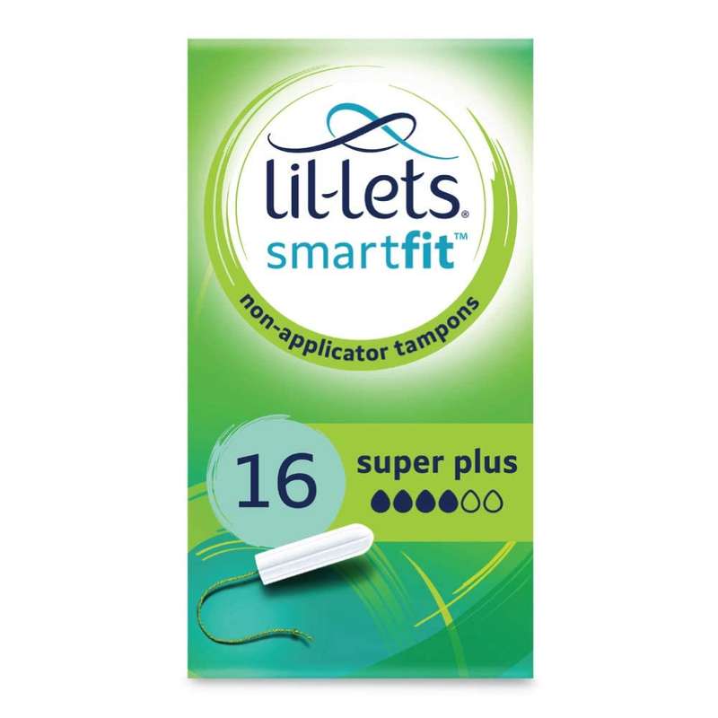 Lil-Lets Non Applicator Super Plus Tampon 16-Pieces Pack