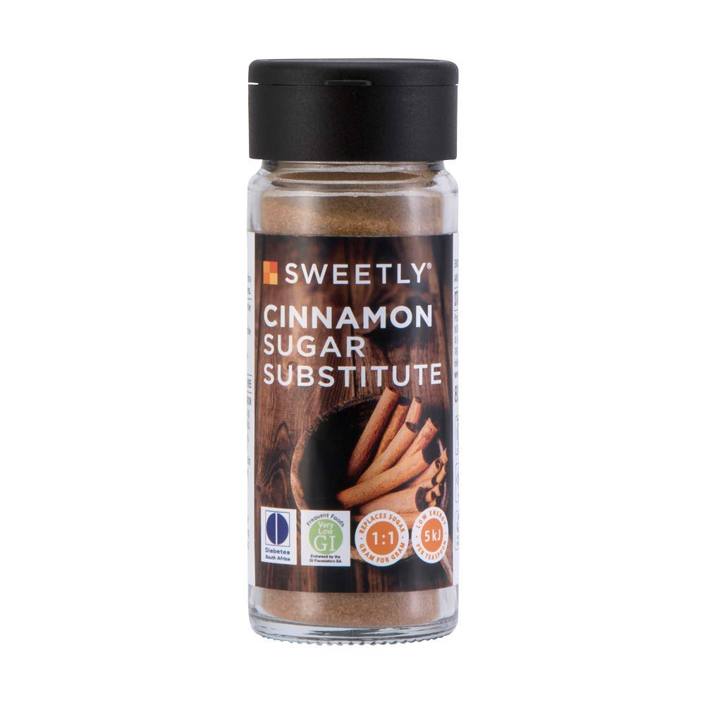 Sweetly Cinnamon Sugar Substitute Shaker | Keto Friendly, Diabetic Friendly, GMO Free (80 g)