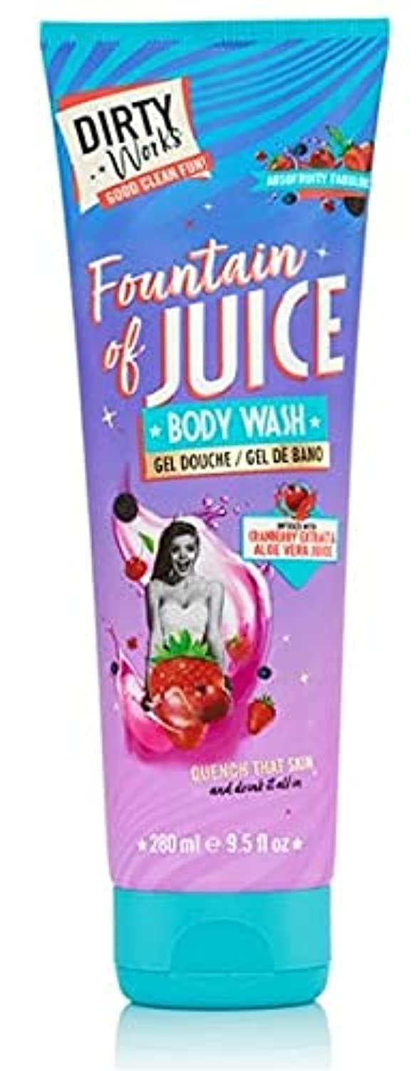 Dirty Works Fountain Of Juice Red Berry Body Wash