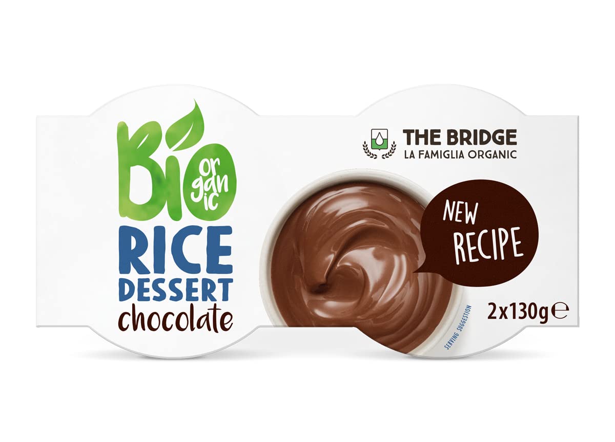 The Bridge Bio Organic Rice Chocolate Dessert 130 g 2-Pieces
