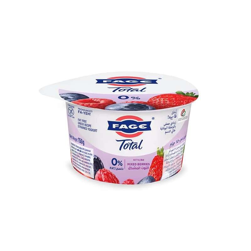 Fage Total 0% Fat Yogurt With Forest Fruit 150 g/Tub