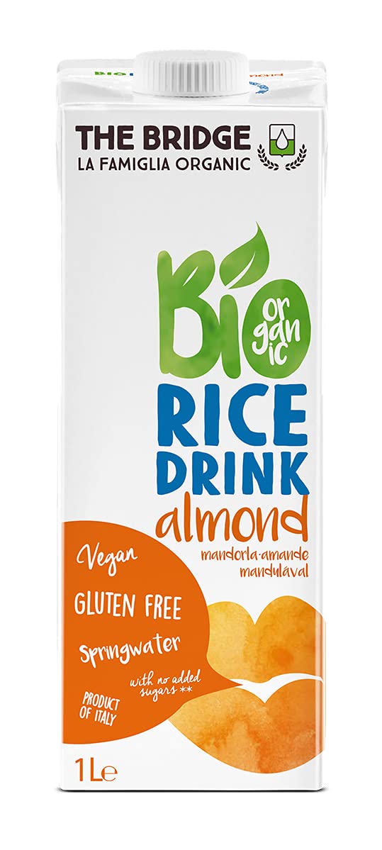 THE BRIDGE Bio Organic Rice Almond Drink, 1 Litre