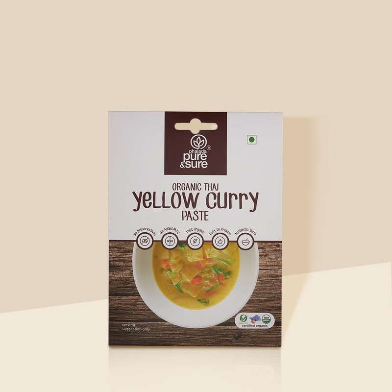 pure & sure Organic Yellow Curry Paste - 50gm