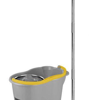 Apex Spin Mop, Grey/Yellow, 10580