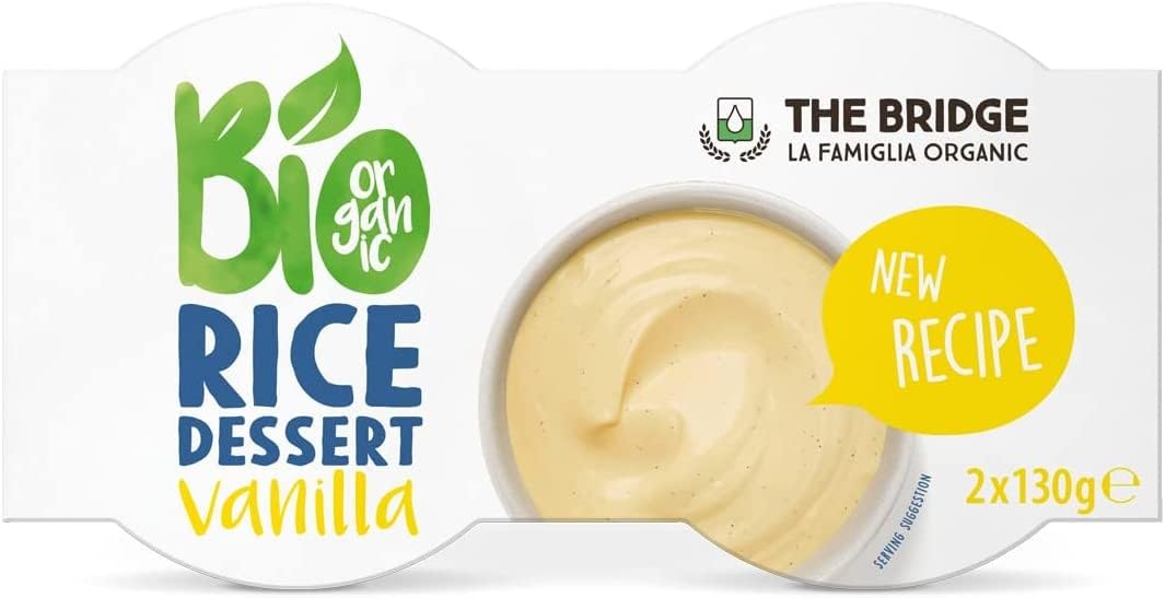The Bridge Bio Organic Rice Vanilla Dessert 130 g 2-Pieces