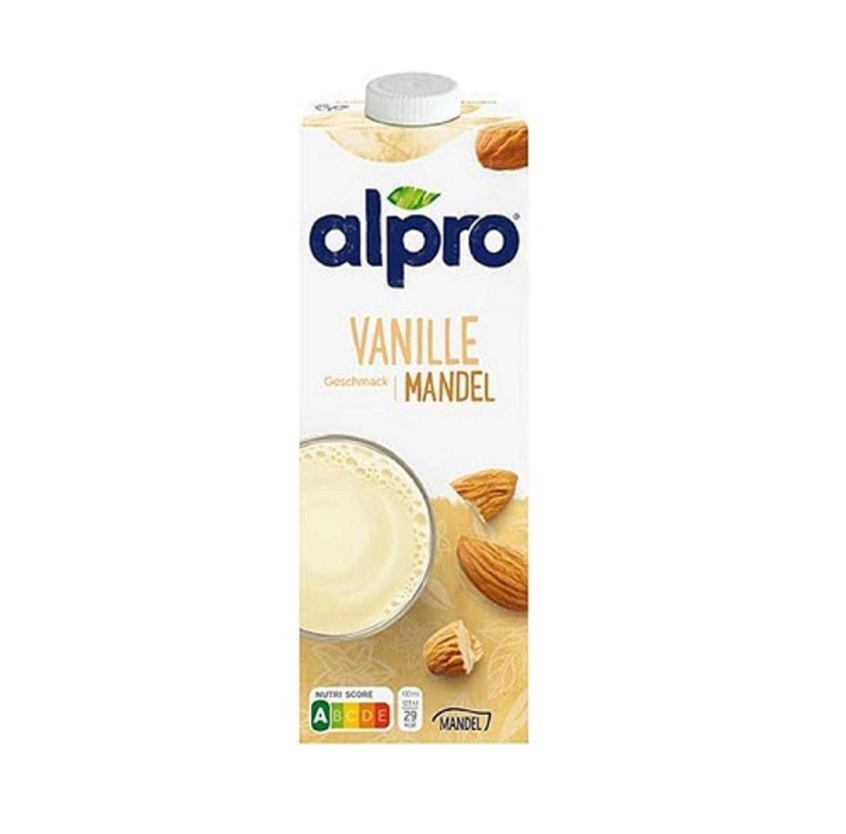 Alpro Almond Vanilla Drink, 100% Plant-Based, Lactose Free - 1L