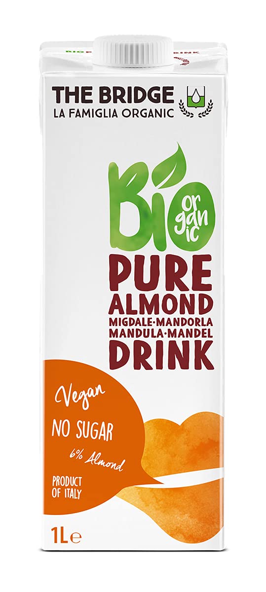 THE BRIDGE Bio Organic Pure Almond Drink, 1 Litre