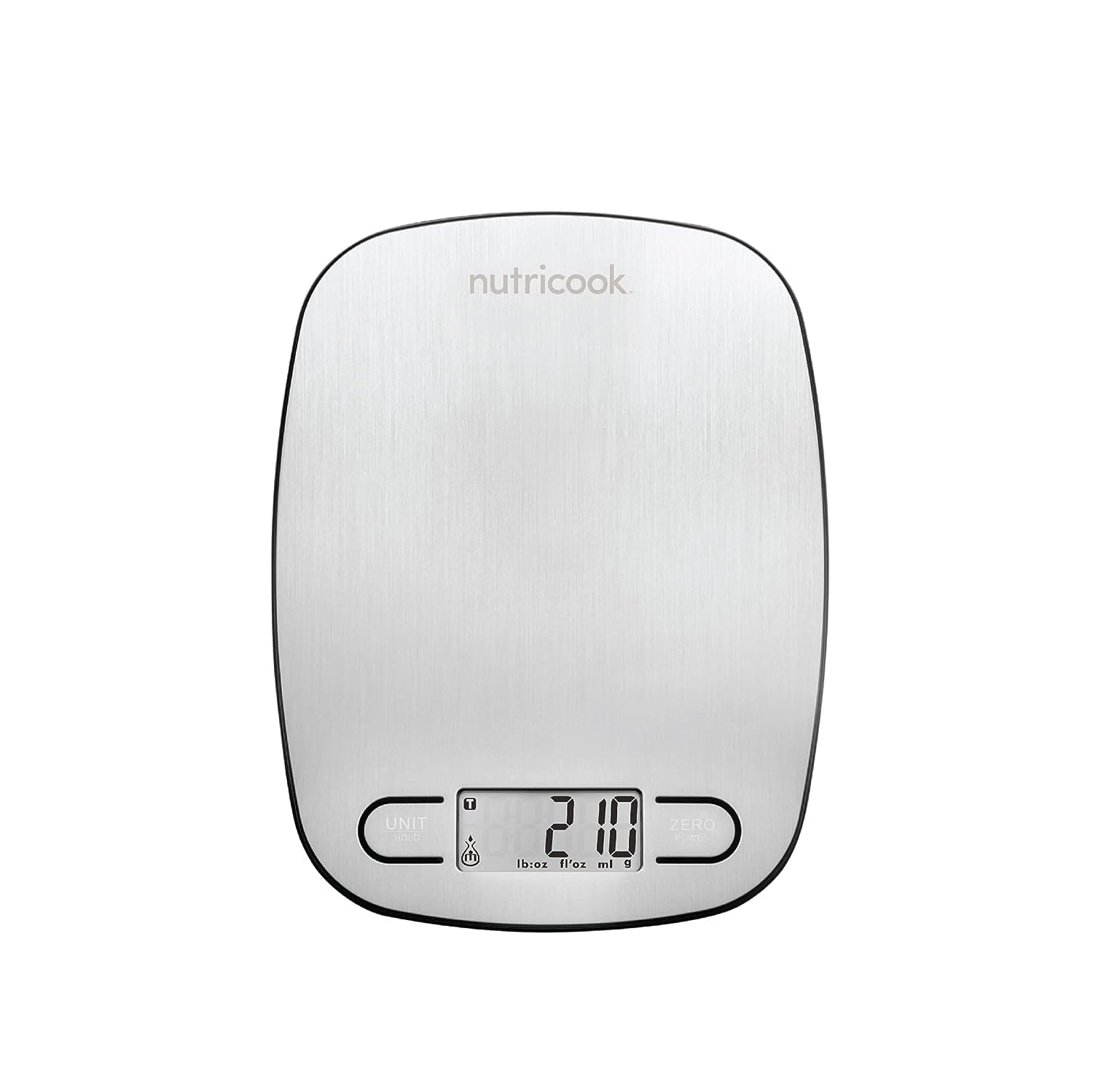 Nutricook Digital Kitchen Scale Eko, 5Kg Capacity, Stainless Steel Food Scale For Baking And Cooking - 4 Weighing Sensors, Tare/Zero, Auto-Off & Auto Calibrate Function,2 Years Warranty