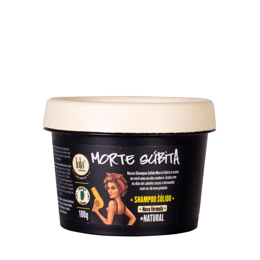 Lola Brasil - Linha Morte Subita - Shampoo Solido 100 Gr - (Sudden Death Collection - Solid Shampoo Net 3.52 Oz)