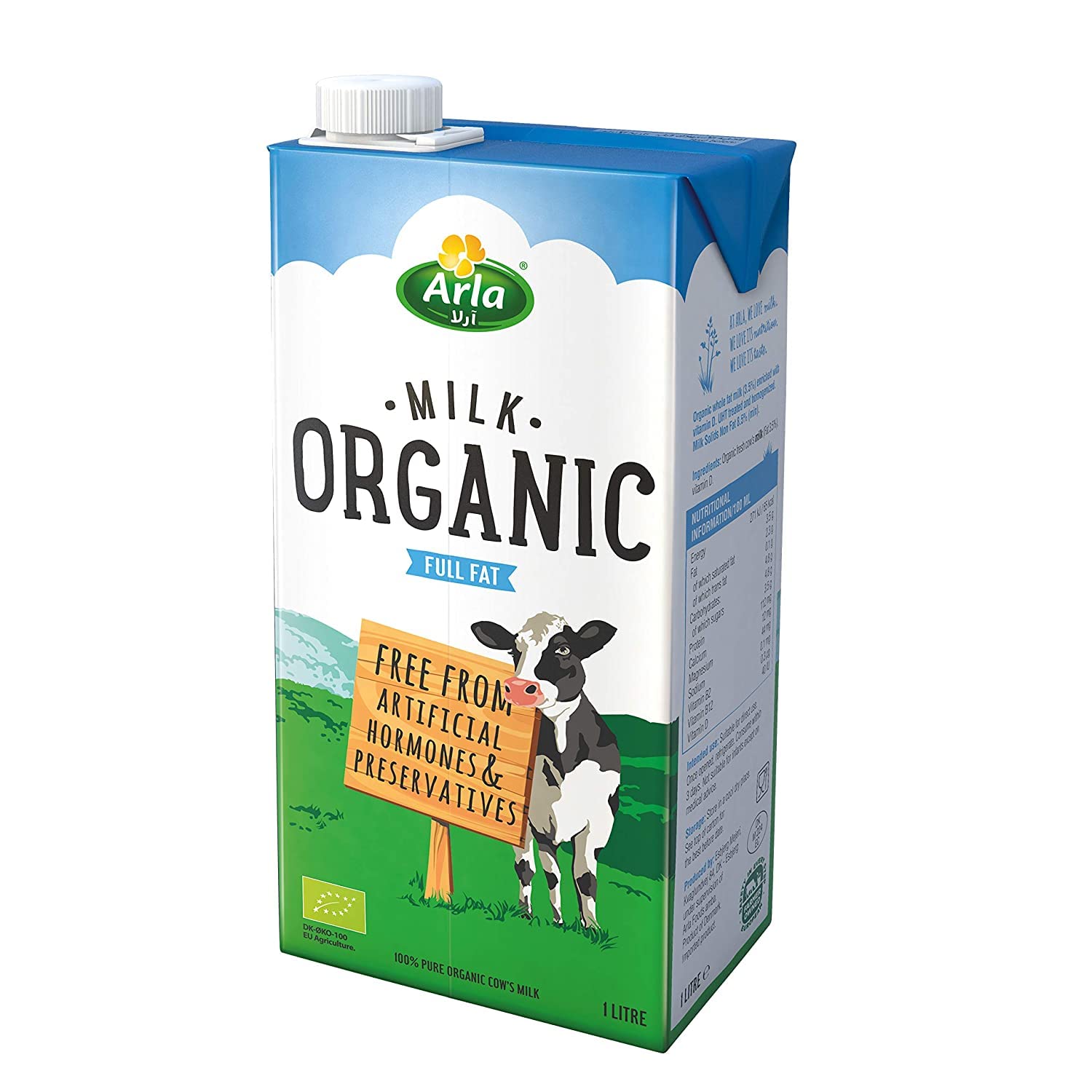 Arla Organic Milk Full Fat 1Litre