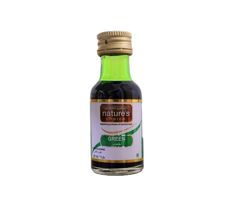 Natures Choice Food Colour, Green, 28 ml
