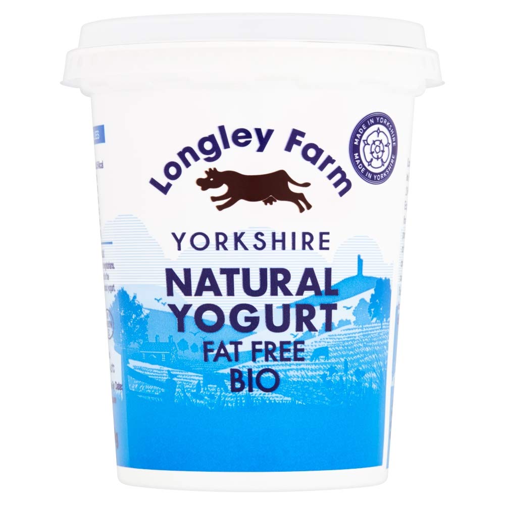 Longley Farm Fat Free Natural Yogurt, 450g