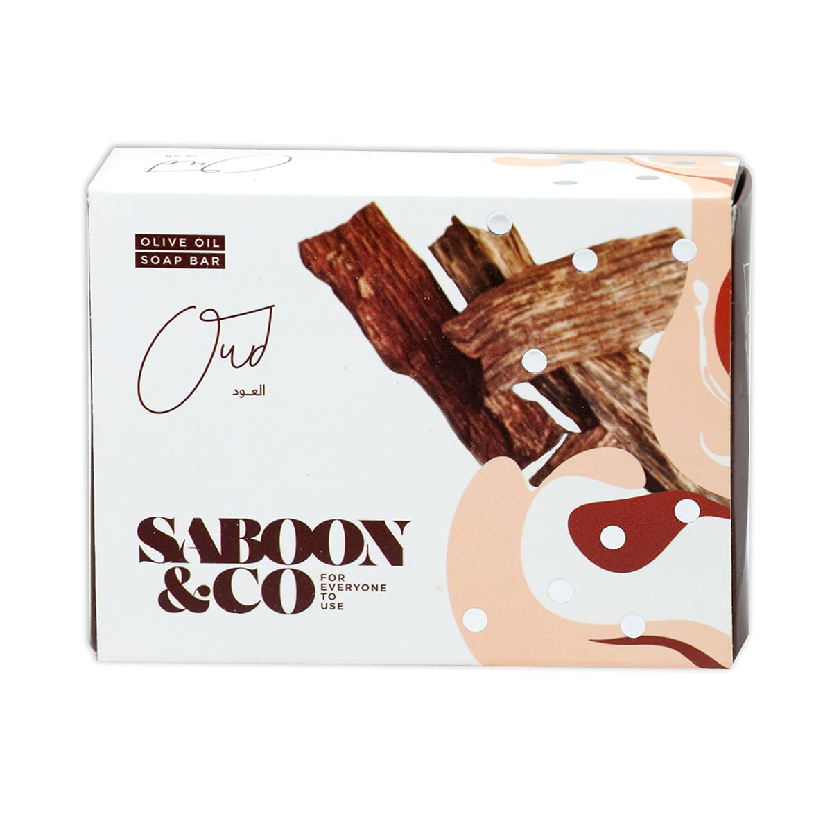 Saboon & Co Oud Olive Oil Soap Bar, 125gr