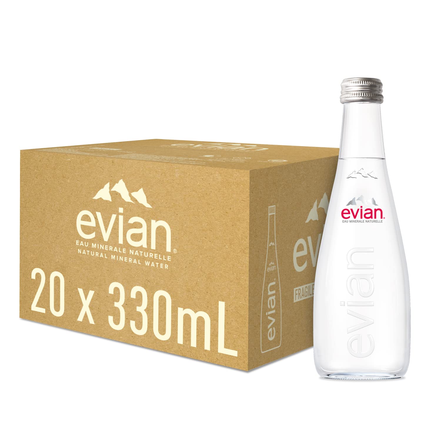 Evian Mineral Water, Naturally Filtered Drinking Water