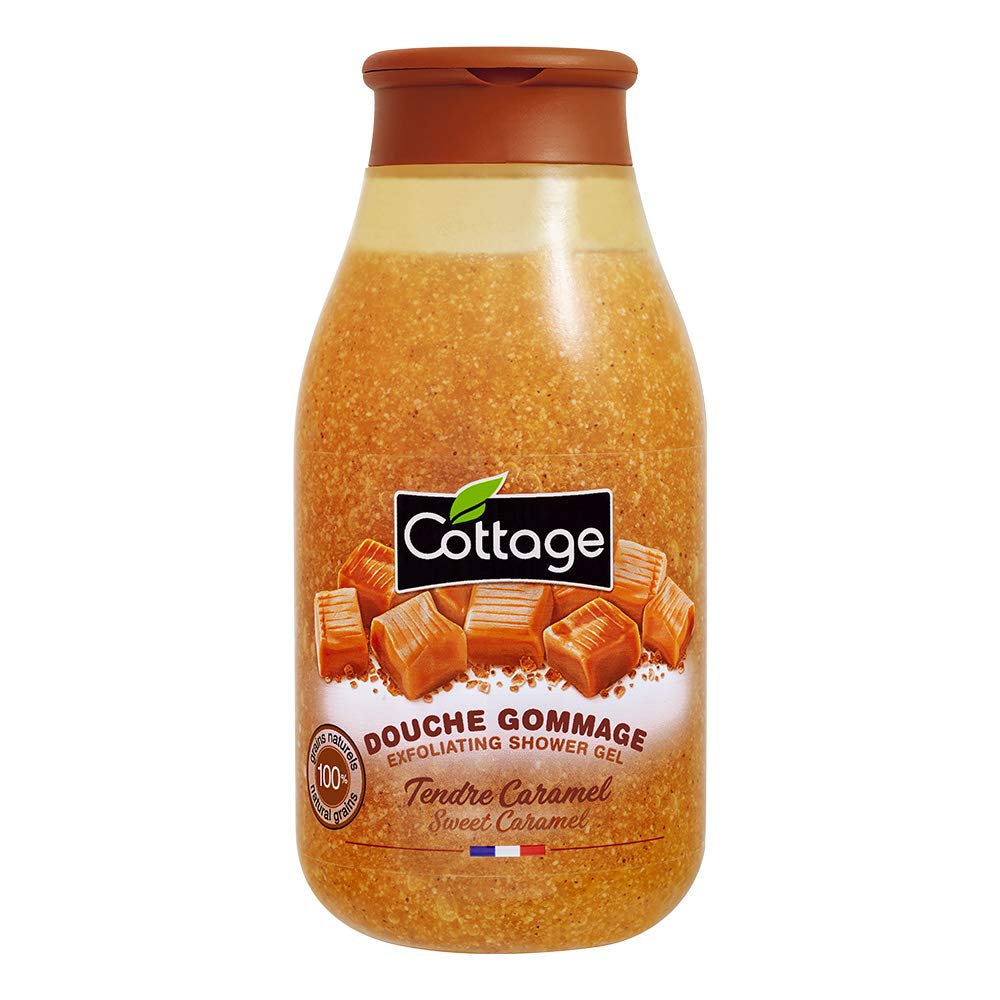 Cottage Exfoliating Shower Gel, Sweet Caramel, 270 ml