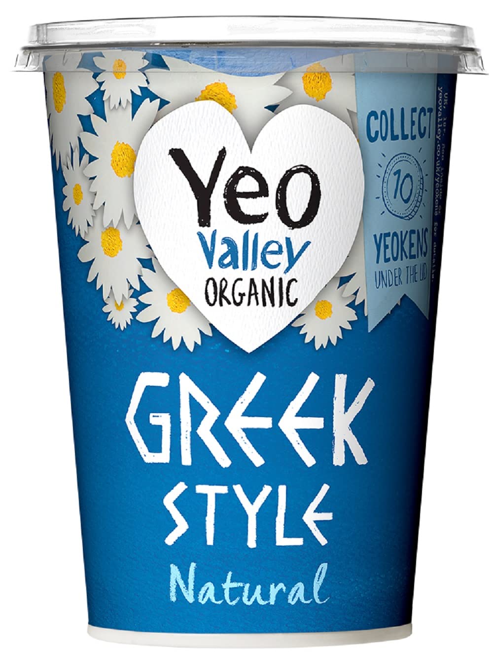 Yeo Valley Organic Greek Style Natural Yogurts, 4 x 110g