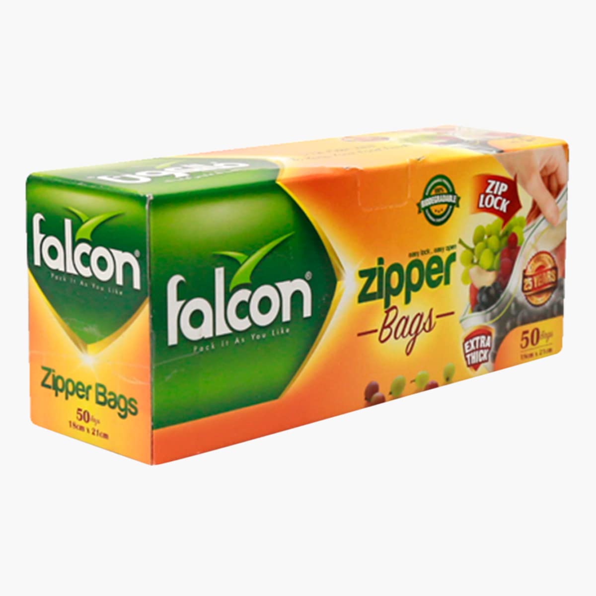 Falcon Zipper Bags - Clear