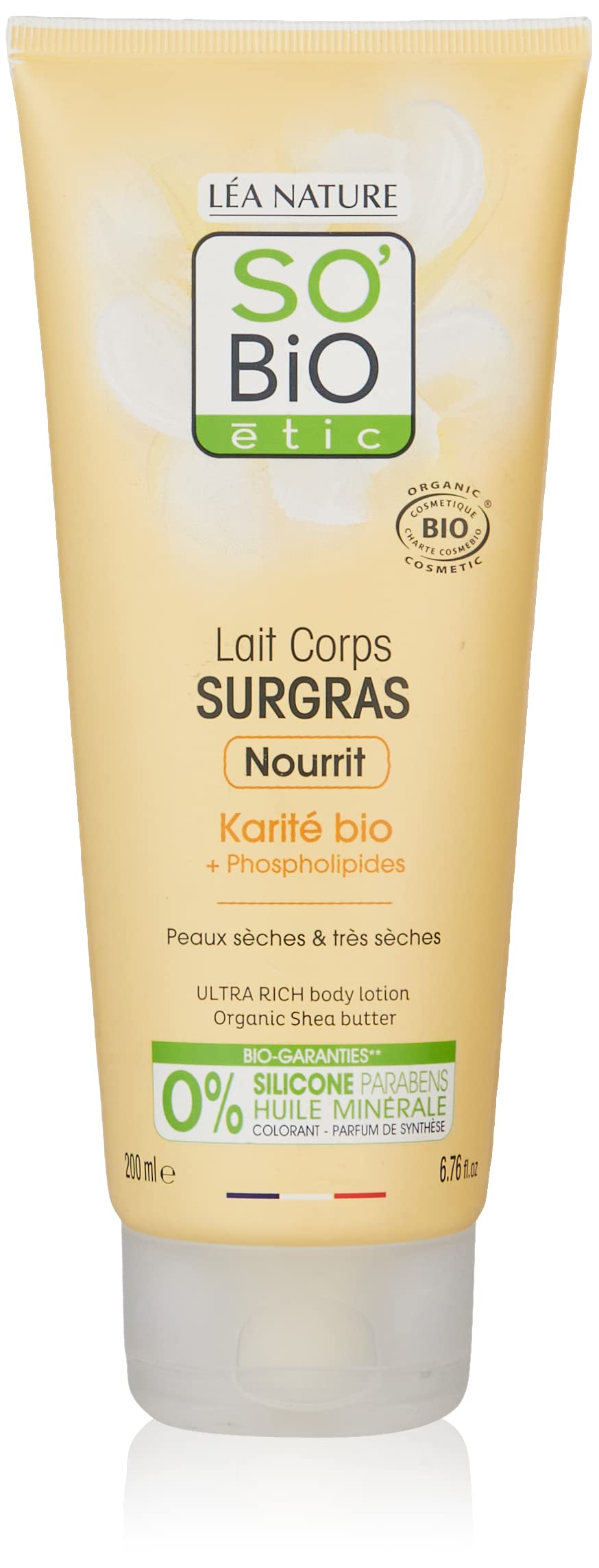 So Bio Etic Ultra Rich Shea Butter Body Lotion 200ml | Nourishing | Softening | Suitable for dry & very dry skin.