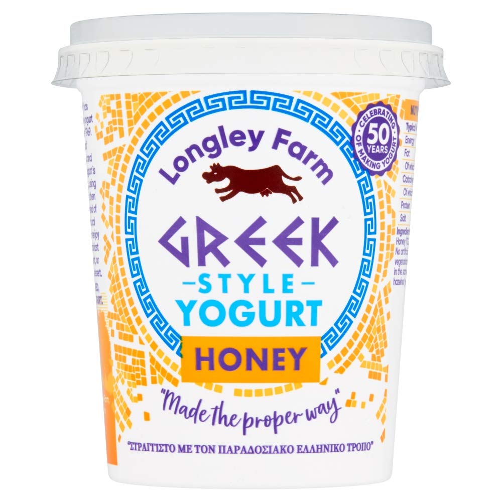Longley Farm Greek Style Yogurt Honey, 450 g