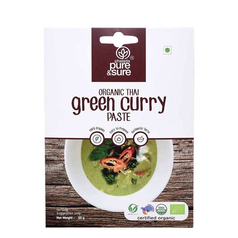 pure & sure Organic Green Curry Paste - 50gm