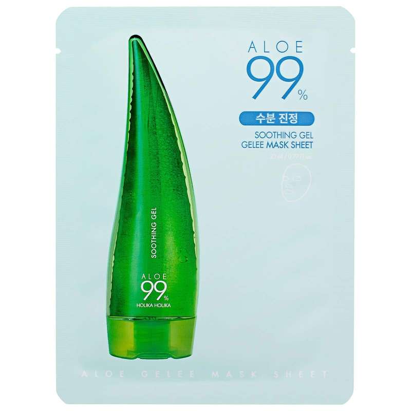 HOLIKA HOLIKA 99% Aloe Vera Soothing Gel Gelee Mask sheet 23ml