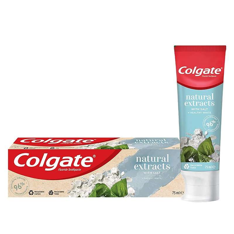 Colgate Toothpaste Naturals Seaweed Salt, 75 ml