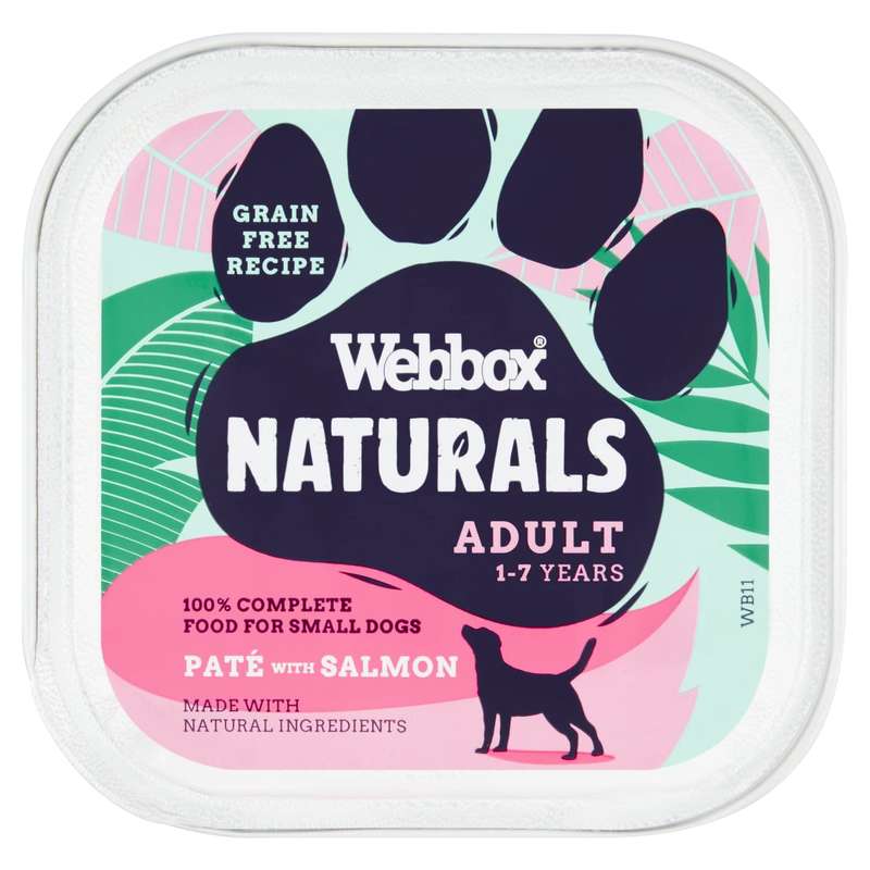 Webbox Natural Dog Alu Salmon 150g