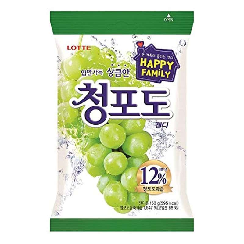 Lotte Green Grape Muscat Candy 153 g