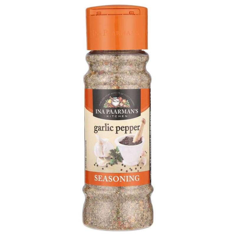 Ina Paarman Seasoning Garlic Pepper, 200ml (Pack Of 1), 163343