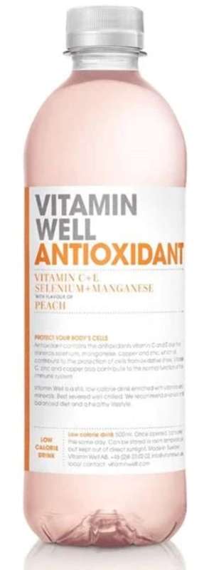 Vitamin Well Drink Antioxidant Peach 500ml Piece
