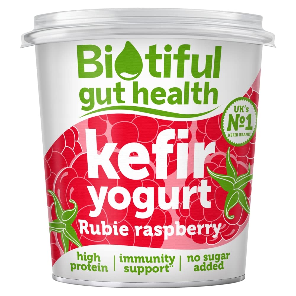 Biotiful Gut Health Kefir Yogurt Rubie Raspberry 350g