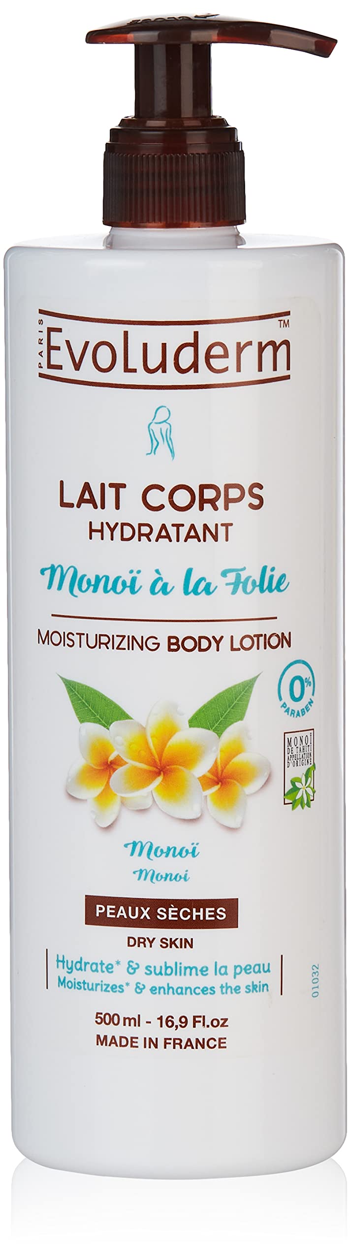 Evoluderm Monoi Moisturizing Body Lotion 500 ml